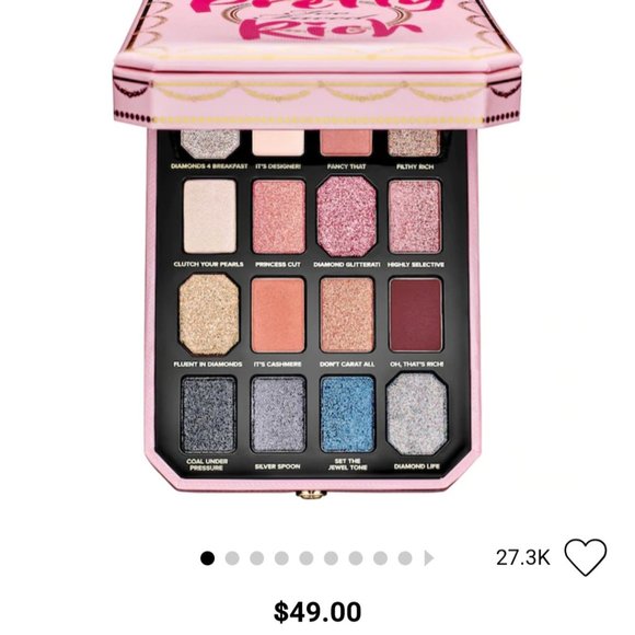 TOO FACED Pretty Rich Eyeshadow Palette NWOB! - Picture 4 of 11
